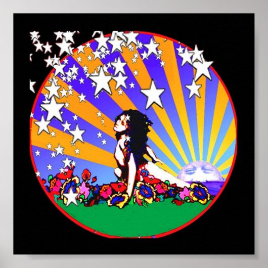 Kleurrijke wereld poster (Voorkant)