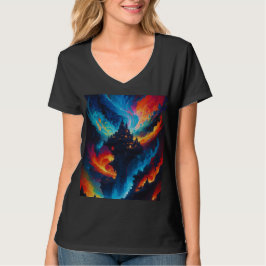 Kleurrijke wereld t-shirt