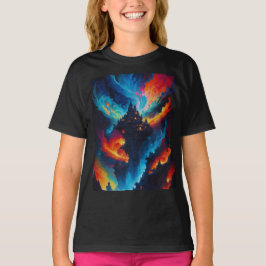 Kleurrijke wereld t-shirt