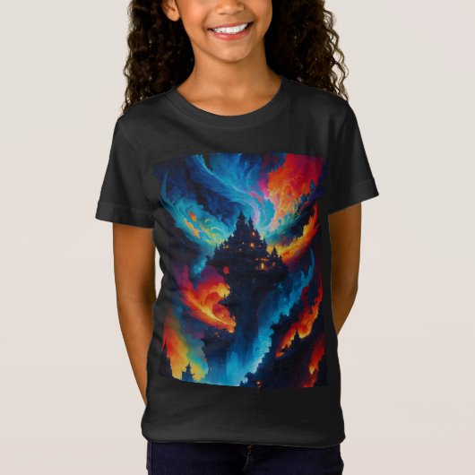 Kleurrijke wereld t-shirt (Voorkant)