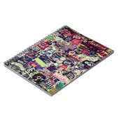 Kleurrijke wereld van stickers notitieboek (Linkerzijde)