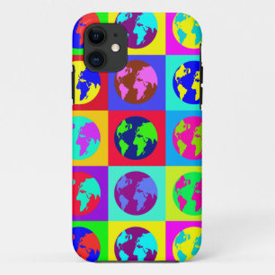 Kleurrijke Wereldbollen iPhone 11 Hoesje