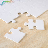 Kleurrijke Wereldkaart Legpuzzel (Zijkant)