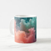 Kleurrijke Wervelende Wolken  Koffiemok (Voorkant links)