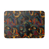 Kleurrijke werveling abstract badmat (Voorkant)