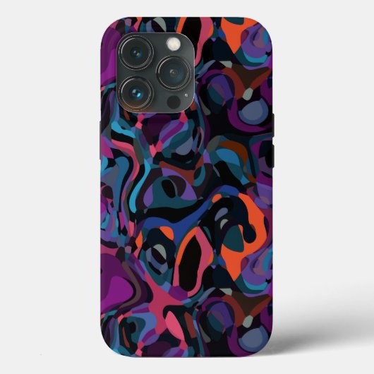 Kleurrijke werveling abstract Case-Mate iPhone case (Achterkant)