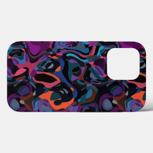 Kleurrijke werveling abstract Case-Mate iPhone case (Achterkant (horizontaal))