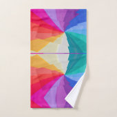 kleurrijke werveling op badkamer handdoek set (Handdoek)