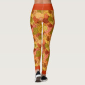 Kleurrijke Wervelingen Broek Leggings (Achterkant)