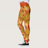 Kleurrijke Wervelingen Broek Leggings (Links)
