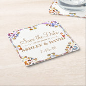 Kleurrijke wervelkolom bespaart het Onderzetter Da (Schuin)