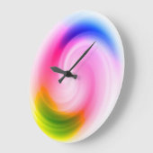 Kleurrijke wervelkolom - wandklok (Hoek)