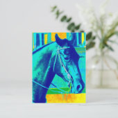 Kleurrijke Westerne paarden Briefkaart (Staand voorkant)