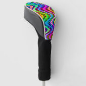 kleurrijke weven golfheadcover (Schuin)