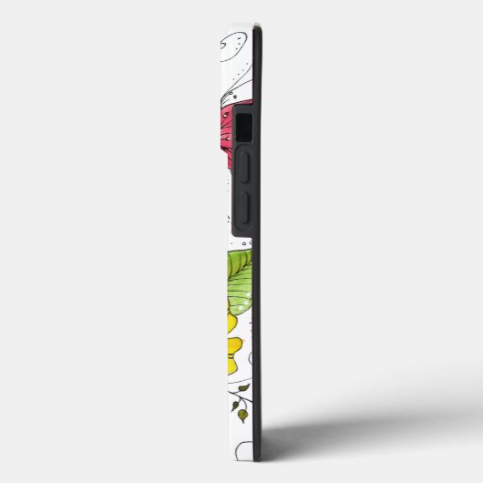 Kleurrijke Whimsical Flower Garden Case-Mate iPhone Case (Achterkant / Links)