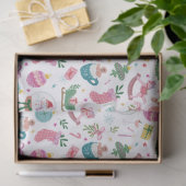 Kleurrijke Whimsical Kerstmis Tissuepapier (Geschenk)