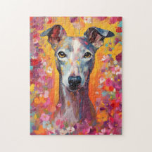 Kleurrijke Whippet