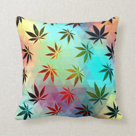 Kleurrijke wiet kussen