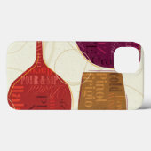 Kleurrijke wijn Case-Mate iPhone case (Achterkant (horizontaal))