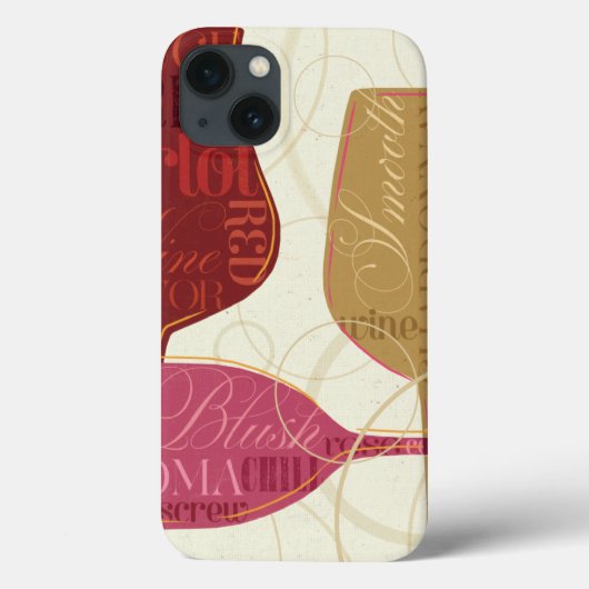 Kleurrijke Wijn Glazen Case-Mate iPhone Case (Achterkant)