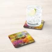 Kleurrijke wijn plastic onderzetters (Rechterzijde)