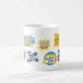 Kleurrijke Wijsheid Bubble Quotes Collectible Koffiemok (Center)