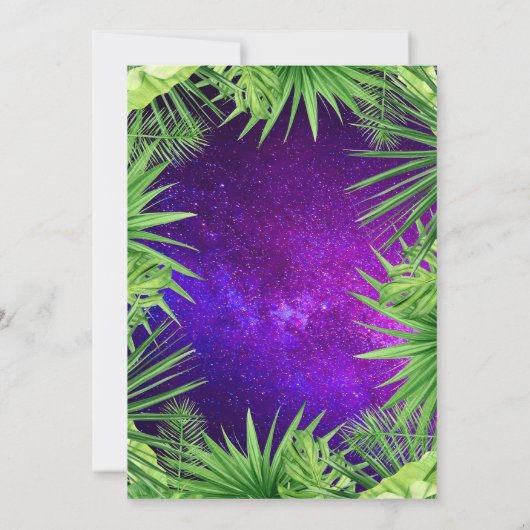 Kleurrijke Wild One Safari Dieren 1e Verjaardag Kaart (Achterkant)