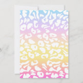 Kleurrijke Wild One Safari Dieren Verjaardag Kaart (Achterkant)