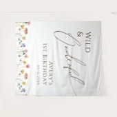 Kleurrijke Wild & Oneindige Verjaardag Achtergrond Wandkleed (Voorkant (horizontaal))