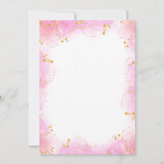 Kleurrijke Wildbloemen Bloemen Bloemen Par Tea Par Kaart (Achterkant)