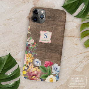 Kleurrijke Wildbloemen bloemenboeket kunst patroon iPhone 15 Pro Max Case