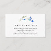 Kleurrijke Wildbloemen — Kaart met Shower Enclosur (Voorkant)