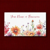 Kleurrijke Wildbloemen Levendige bloementuin Bloem Visitekaartje