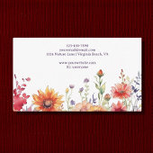 Kleurrijke Wildbloemen Levendige bloementuin Bloem Visitekaartje