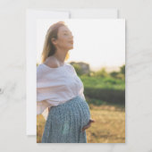 Kleurrijke wilde bloem Baby in bloei foto Kaart (Achterkant)