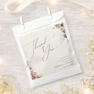 Kleurrijke wilde bloem Beige Garden Hartelijk da Bedankzakje
