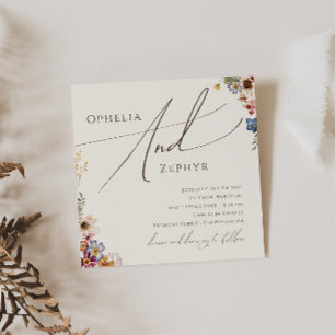 Kleurrijke wilde bloem   Bijkomende weddenschappen Kaart