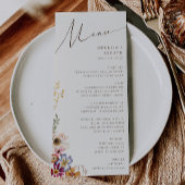 Kleurrijke wilde bloem | Bindringer van beige tuin Menu