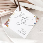 Kleurrijke wilde bloem | Garden Hartelijk dank Bedankjes Labels