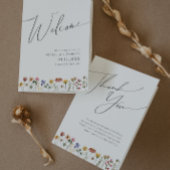 Kleurrijke wilde bloem | Gevouwen weddenschappen Programma