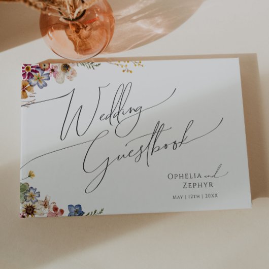 Kleurrijke wilde bloem | Guestbook voor weduwen Gastenboek