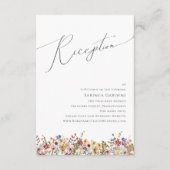 Kleurrijke wilde bloem | Kaart voor weddenschappen (Voorkant)