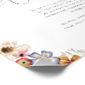 Kleurrijke wilde bloem | Ontgrendelde Ceremonie Poster (Hoek)