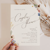 Kleurrijke wilde bloem | Toeslag voor beige tuinst Kaart