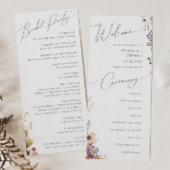 Kleurrijke wilde bloem tuin | Weddenschap-programm Programmakaart