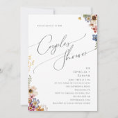 Kleurrijke wilde bloem | Tuinstelletjes Kaart (Voorkant)