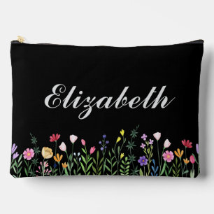 Kleurrijke Wilde Bloemen Aangepaste Naam  Etui