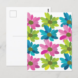 Kleurrijke Wilde Bloemen Briefkaart