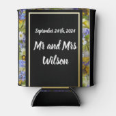 Kleurrijke Wilde Bloemen Bruiloft Blikjeskoeler (Voorkant)