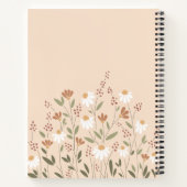 Kleurrijke wilde bloemen II Notitieboek (Achterkant)